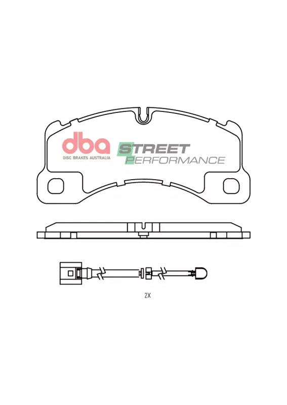 Brake Pads Street Performance | Front Axle - DB15102SP