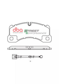 Brake Pads Street Performance | Front Axle - DB15102SP