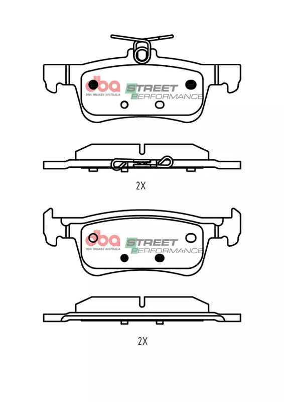 Brake Pads Street Performance | Rear - DB15129SP