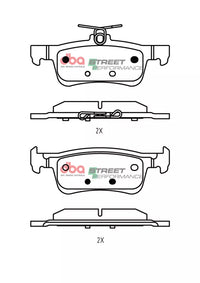 Brake Pads Street Performance | Rear - DB15129SP