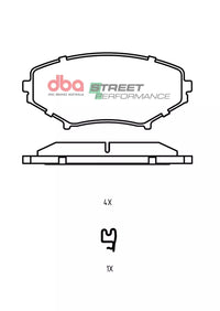 Brake Pads Street Performance | Front - DB1513SP