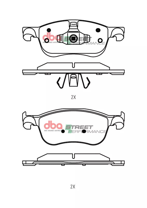 Brake Pads Street Performance | Front Axle - DB15149SP