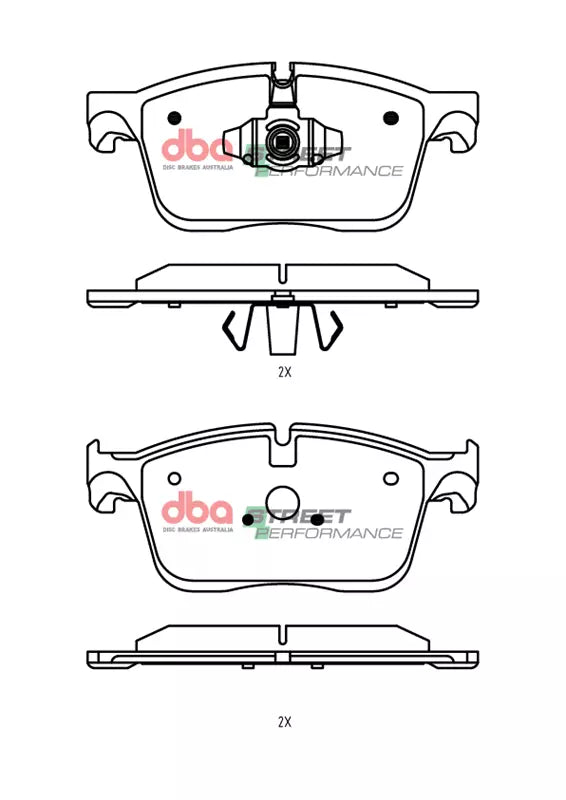 Brake Pads Street Performance | Front Axle - DB15162SP