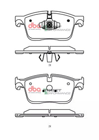 Brake Pads Street Performance | Front Axle - DB15162SP