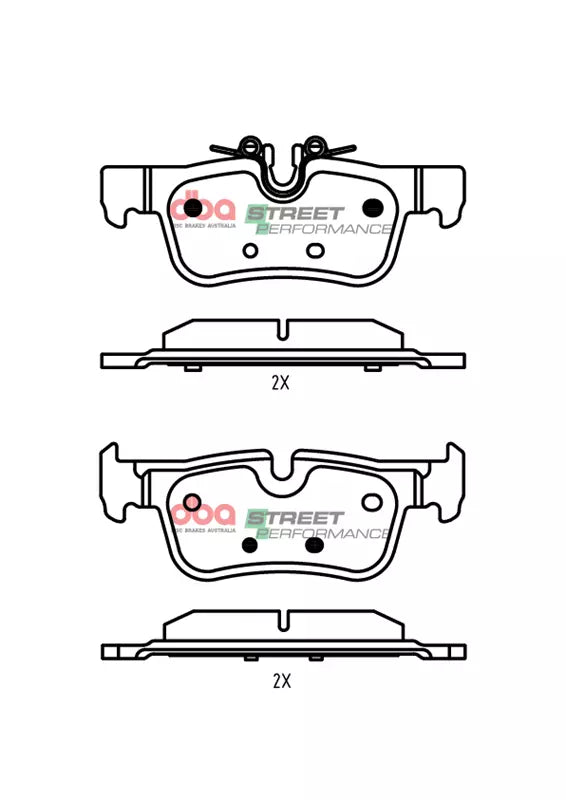 Brake Pads Street Performance | Rear - DB15170SP