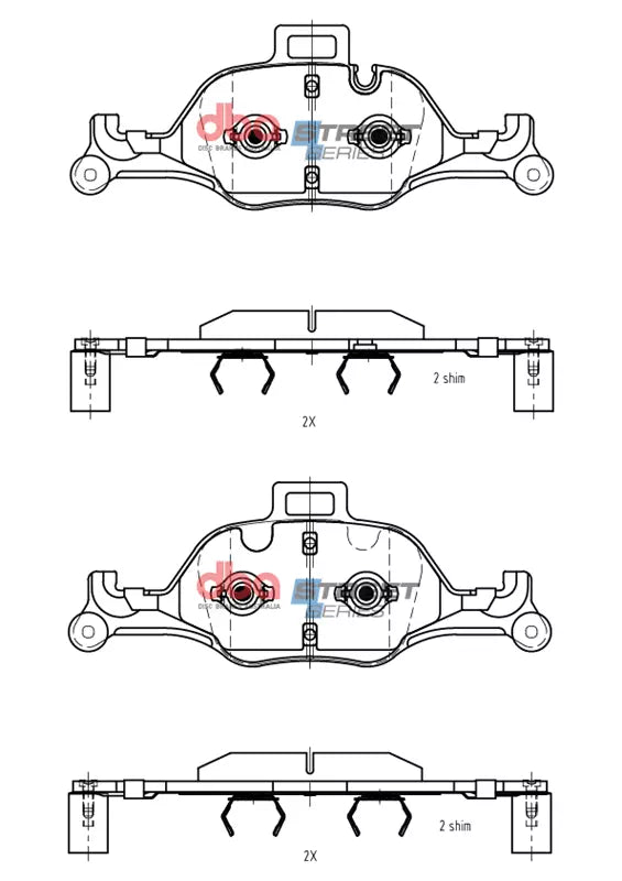 Brake Pads Street Series | Front - DB15219SS