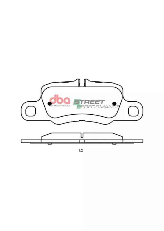 Brake Pads Street Performance | Rear Axle - DB15227SP
