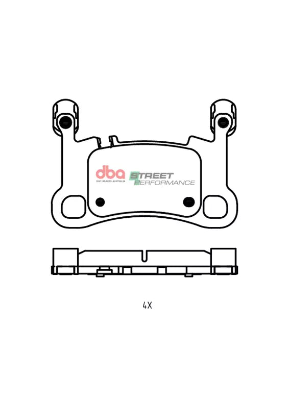 Brake Pads Street Performance | Rear - DB15280SP