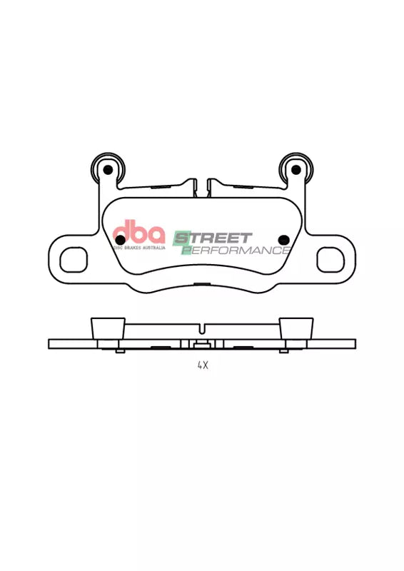 Brake Pads Street Performance | Rear - DB15282SP