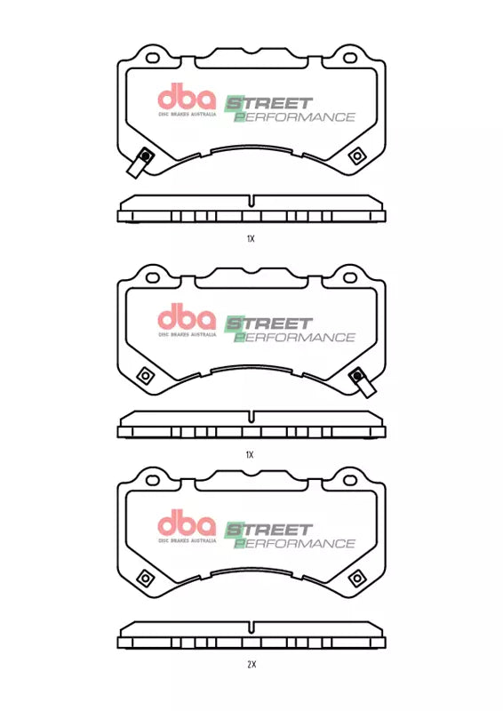 Brake Pads Street Performance | Front Axle - DB15287SP