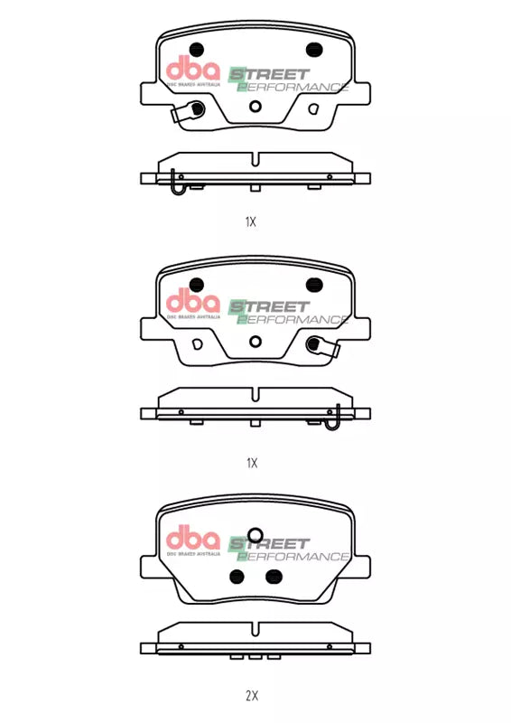 Brake Pads Street Performance | Rear - DB15288SP