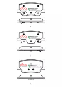 Brake Pads Street Performance | Rear - DB15288SP