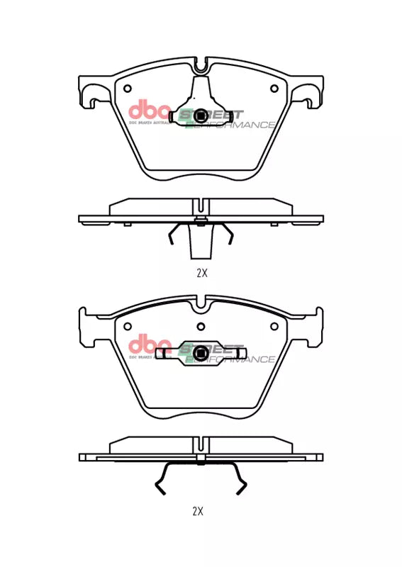 Brake Pads Street Performance | Front Axle - DB15290SP