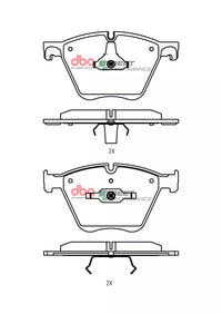 Brake Pads Street Performance | Front Axle - DB15290SP
