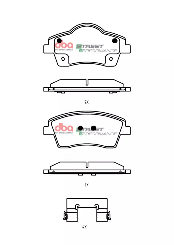 Brake Pads Street Performance | Front - DB15294SP