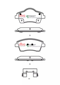 Brake Pads Street Performance | Front - DB15294SP