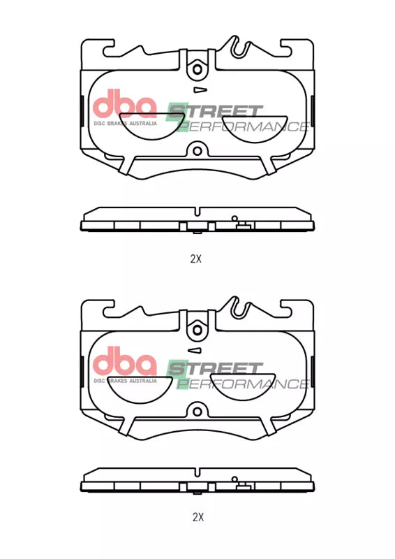 Brake Pads Street Performance | Front Axle - DB15296SP