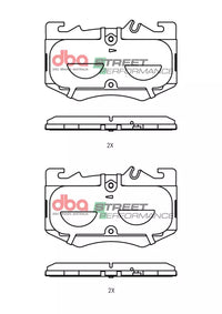 Brake Pads Street Performance | Front Axle - DB15296SP