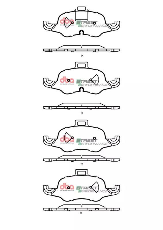 Brake Pads Street Performance | Front Axle - DB15298SP