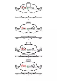 Brake Pads Street Performance | Front Axle - DB15298SP