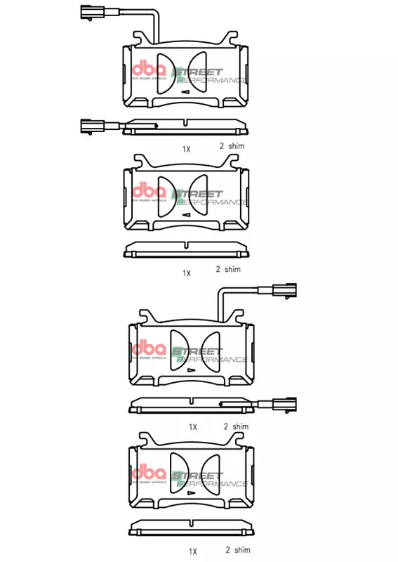 Brake Pads Street Performance | Front - DB15299SP