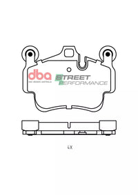 Brake Pads Street Performance | Front Axle - DB15307SP