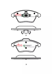 Brake Pads Street Performance | Front Axle - DB15308SP
