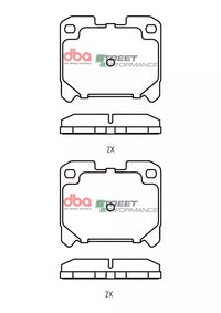 Brake Pads Street Performance | Rear - DB15311SP