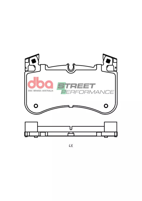 Brake Pads Street Performance | Front Axle - DB15313SP