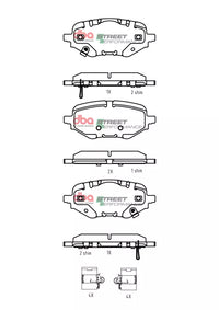 Brake Pads Street Performance | Rear - DB15315SP