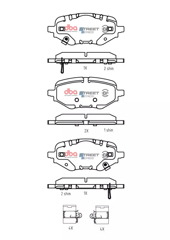 Brake Pads Street Series | Rear - DB15315SSEV