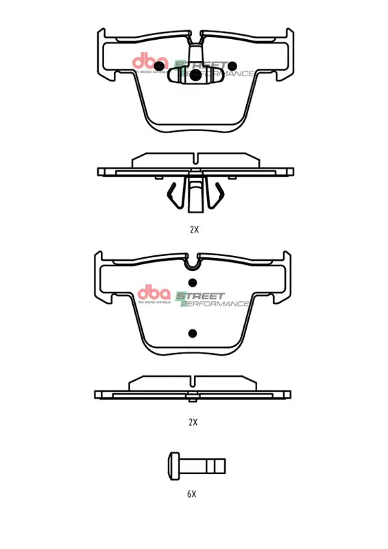 Brake Pads Street Performance | Front Axle - DB15318SP