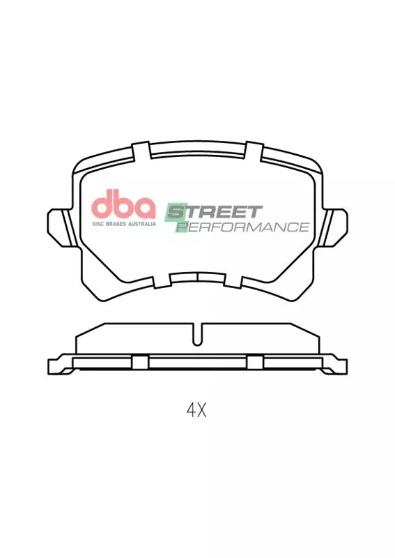 Brake Pads Street Performance | Rear - DB15322SP