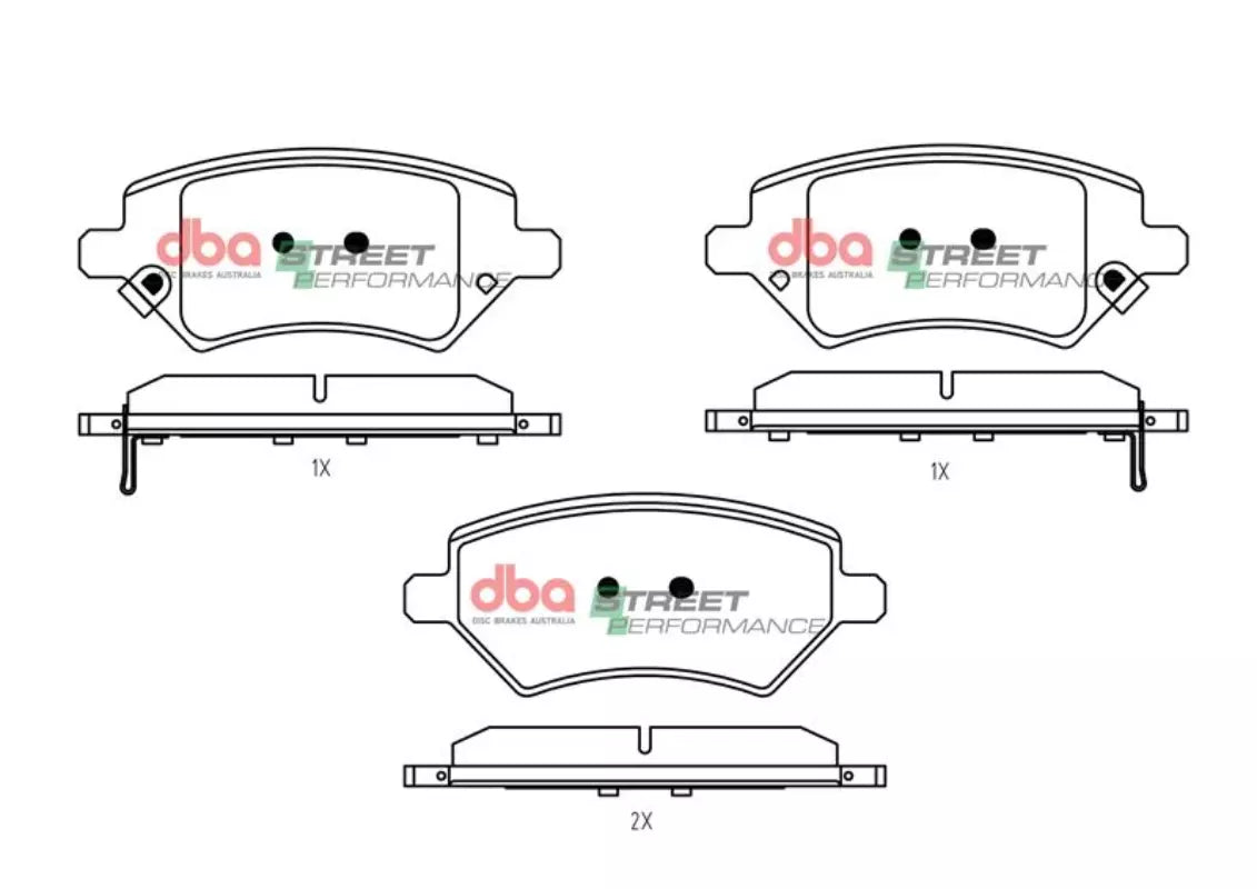 Brake Pads Street Performance | Front Axle - DB15324SP