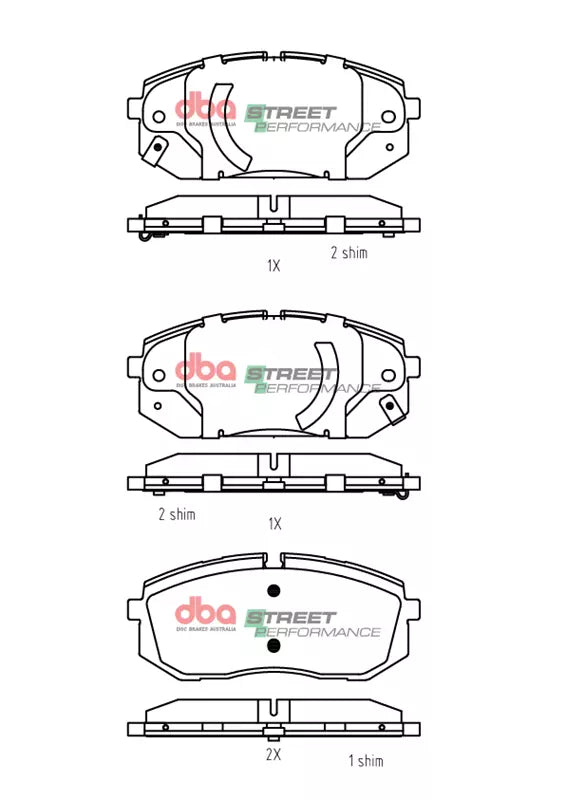Brake Pads Street Performance | Front Axle - DB15325SP