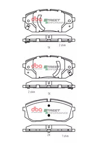 Brake Pads Street Performance | Front Axle - DB15325SP
