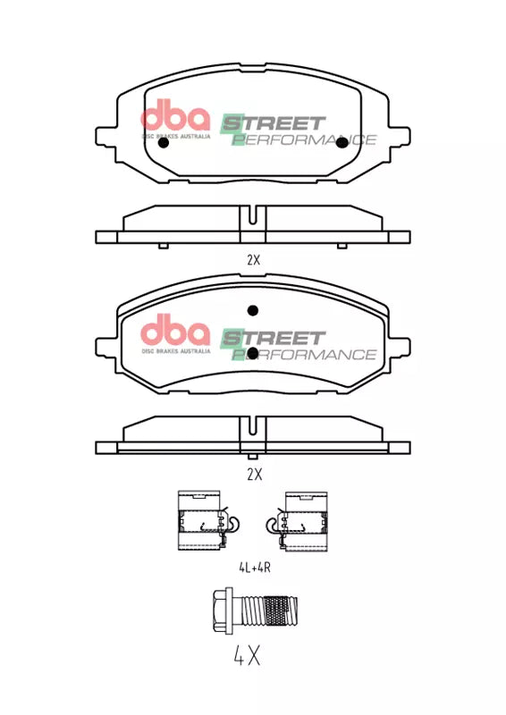 Brake Pads Street Performance | Front - DB15330SP