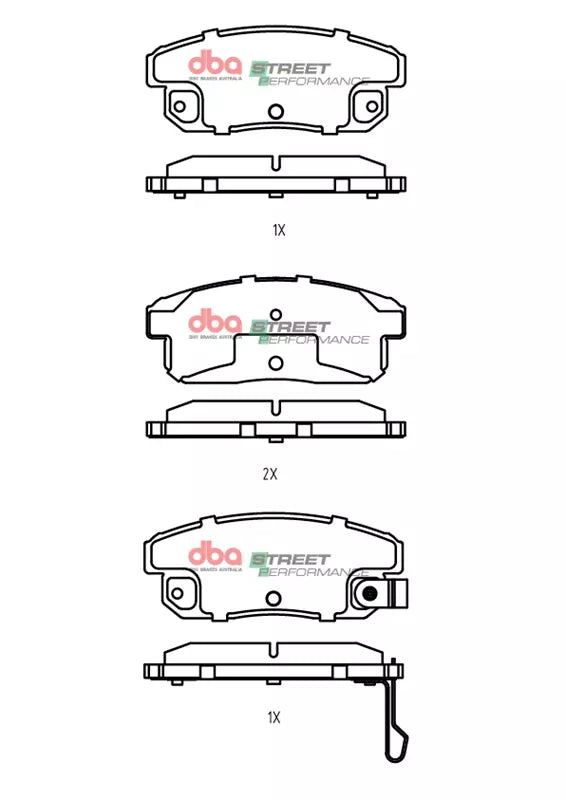 Brake Pads Street Performance | Rear - DB1671SP