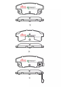 Brake Pads Street Performance | Rear - DB1671SP