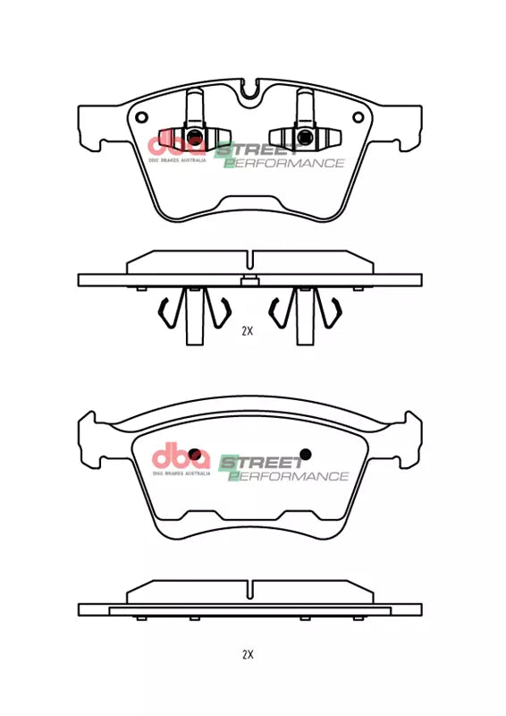 Brake Pads Street Performance | Front Axle - DB2050SP