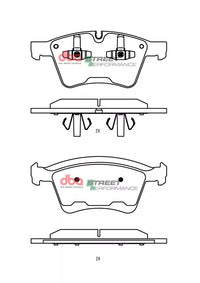 Brake Pads Street Performance | Front Axle - DB2050SP