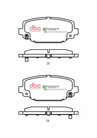 Brake Pads Street Performance | Rear Axle - DB2153SP