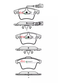 Brake Pads Street Performance | Front Axle - DB2199SP