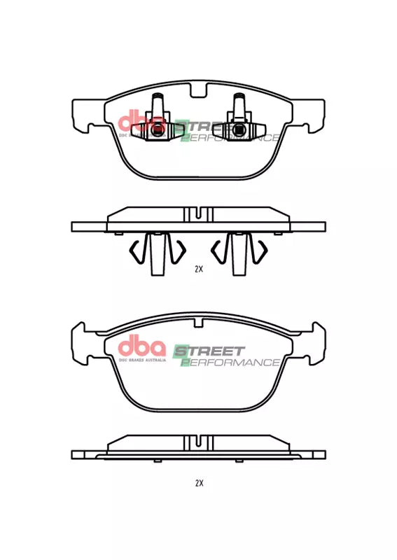 Brake Pads Street Performance | Front Axle - DB2218SP