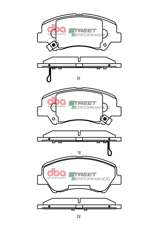 Brake Pads Street Performance | Front Axle - DB2272SP