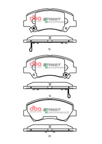 Brake Pads Street Performance | Front Axle - DB2272SP