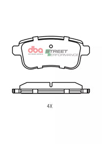 Brake Pads Street Performance | Rear - DB2277SP