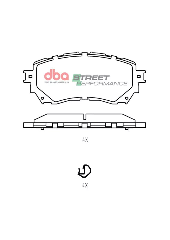 Brake Pads Street Performance | Front - DB2293SP