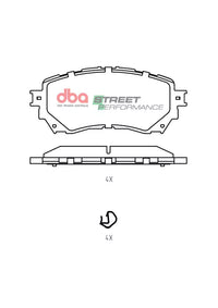 Brake Pads Street Performance | Front - DB2293SP