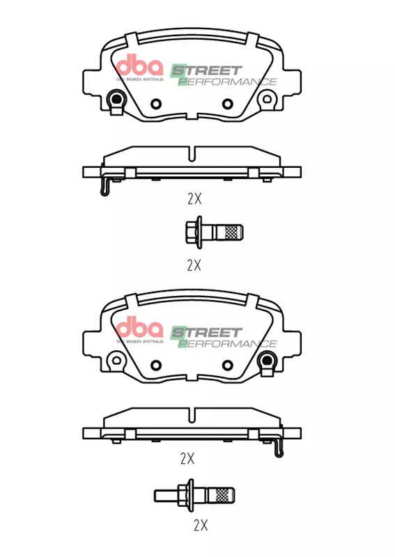 Brake Pads Street Performance | Rear - DB2338SP